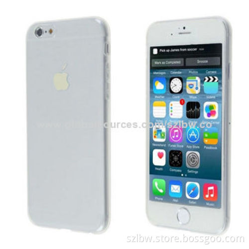 Supper Slim TPU Phone Case Cover for iPhone 6 Transparent Crastal Clear Phone Case